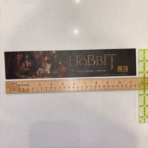 The Hobbit An Unexpected Journey Movie Theater Promo Mylar Poster‎ 11x2.5 (2012)
